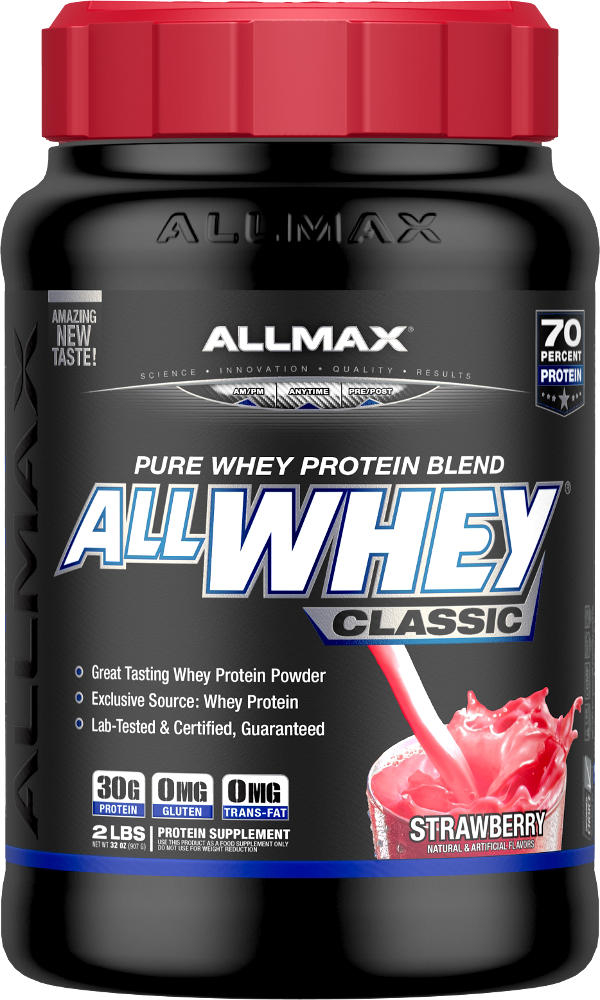 AllMax Nutrition AllWhey Classic - 2lbs Strawberry