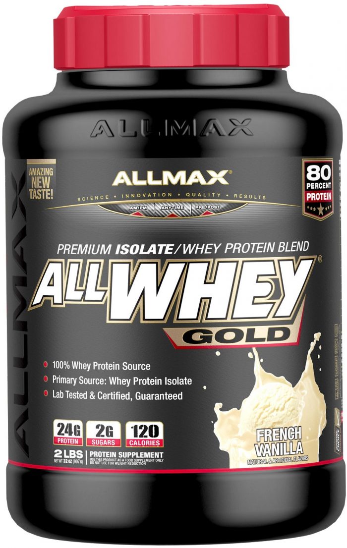 AllMax Nutrition AllWhey Gold - 2lbs Vanilla