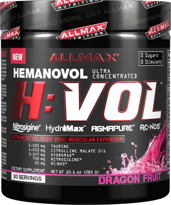 AllMax Nutrition H:VOL - 30 Servings Dragon Fruit