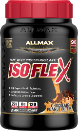 AllMax Nutrition IsoFlex - 2lbs Chocolate Peanut Butter