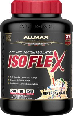 AllMax Nutrition IsoFlex - 5lbs Birthday Cake