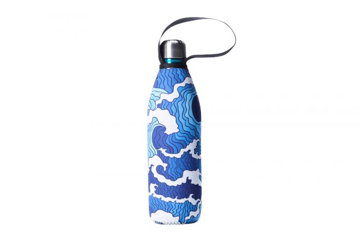 BBBYO Future Bottle+ Carry Cover - 750 ml - tsumi print/mint, 750ml