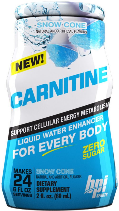 BPI Sports Carnitine Liquid Water Enhancer - 1 Bottle (24sv per Bottle