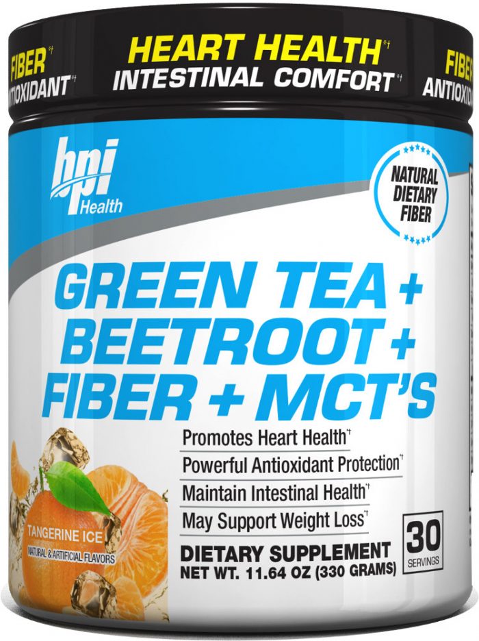BPI Sports Green Tea + Beetroot + Fiber + MCT's - 30 servings Tangerin