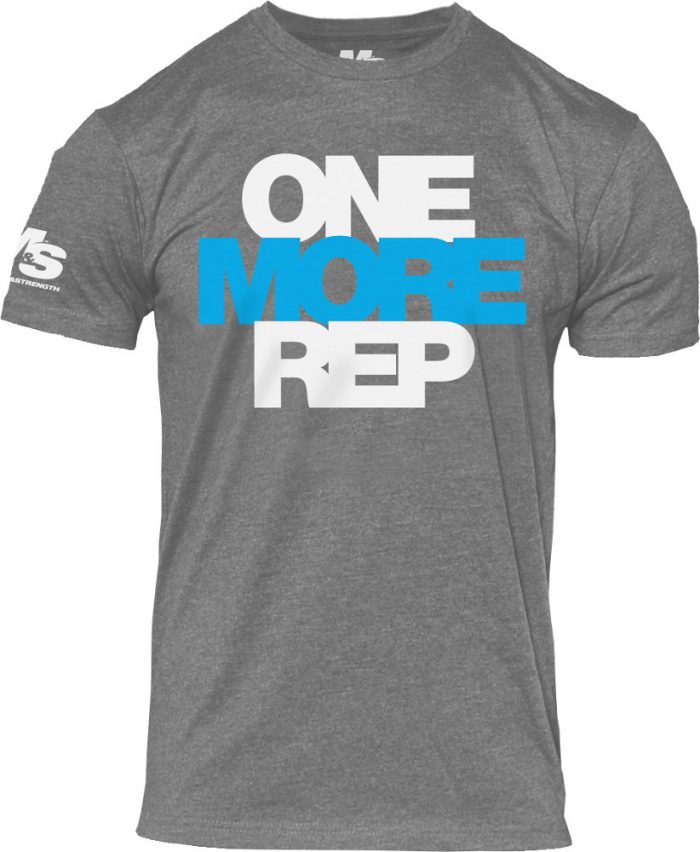 BPI Sports One More Rep T-Shirt - Grey Medium