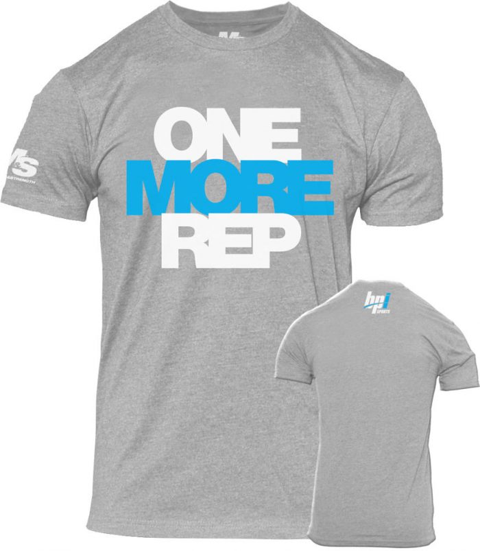 BPI Sports One More Rep T-Shirt - Grey XL