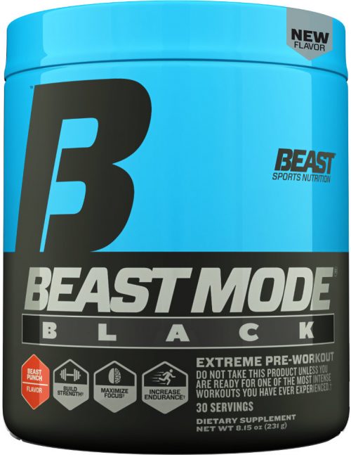 Beast Sports Nutrition Beast Mode Black - 30 Servings Beast Punch