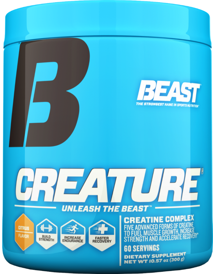 Beast Sports Nutrition Creature Powder - 60 Servings Citrus Flavor