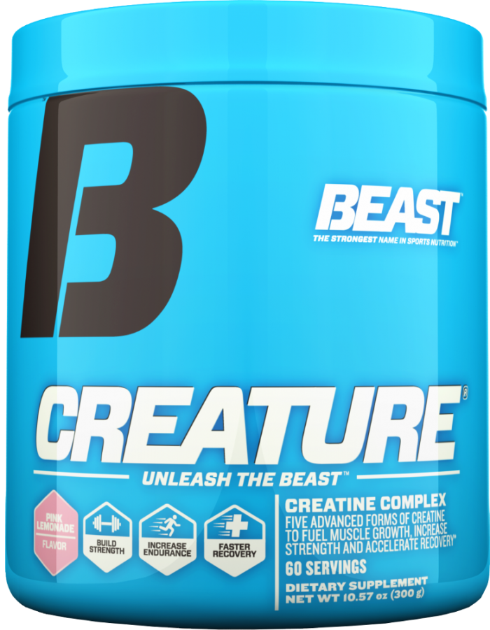 Beast Sports Nutrition Creature Powder - 60 Servings Pink Lemonade