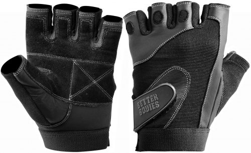 Better Bodies Pro Lifting Gloves - Black Large