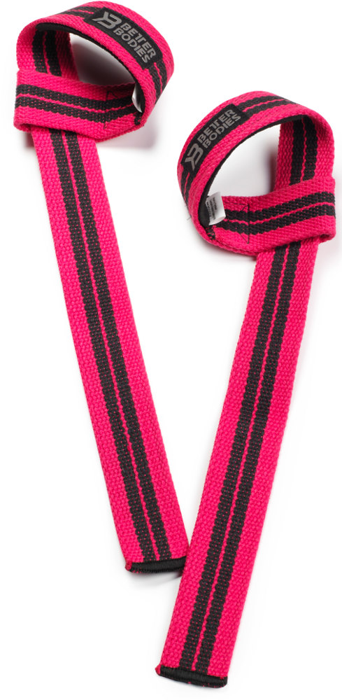 Better Bodies Womens Lifting Straps - One Size Hot Pink
