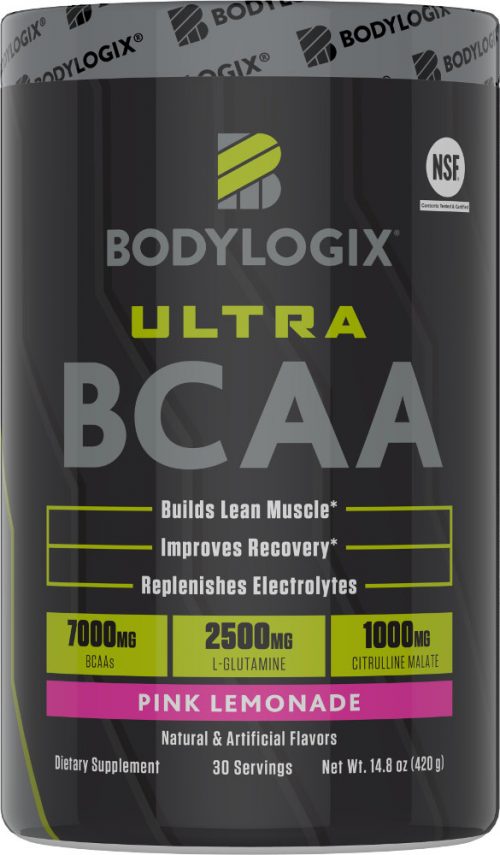 Bodylogix Ultra BCAA - 30 Servings Pink Lemonade