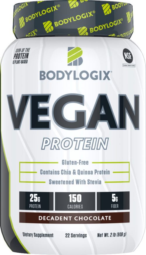 Bodylogix Vegan Protein - 2lbs Decadent Chocolate
