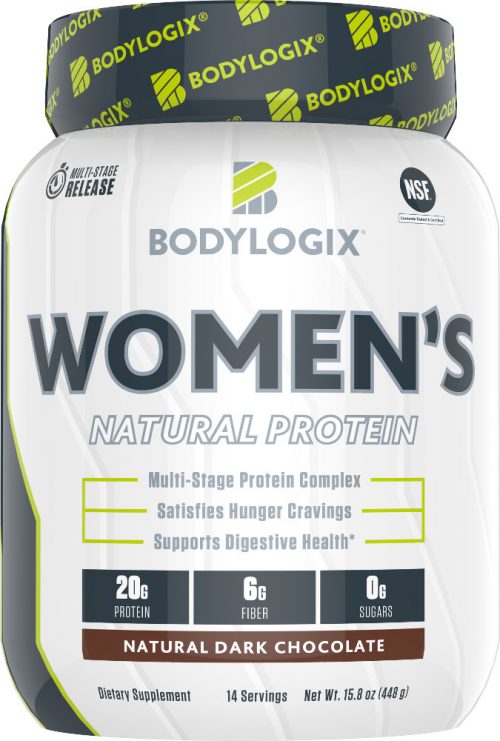 Bodylogix Women's Natural Protein - 14 Servings Natural Dark Chocolate