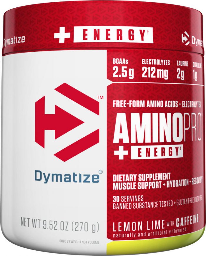 Dymatize Amino Pro - 30 Servings (Caffeinated) Lemon Lime