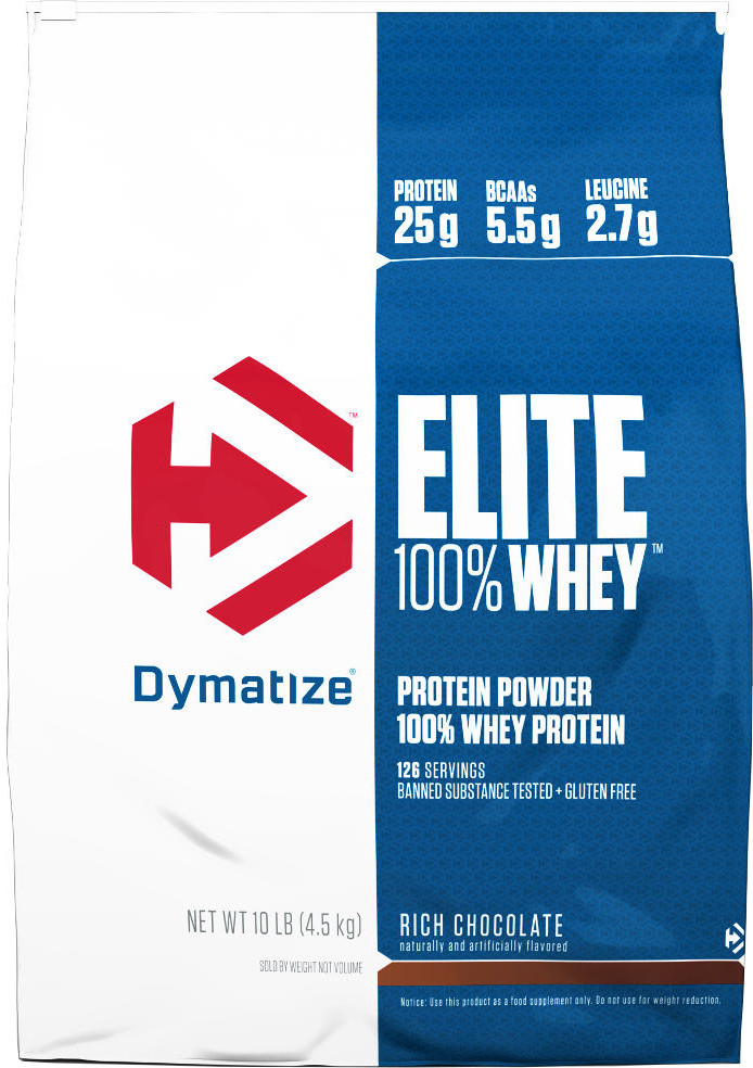 Dymatize Elite 100% Whey - 10lbs Rich Chocolate