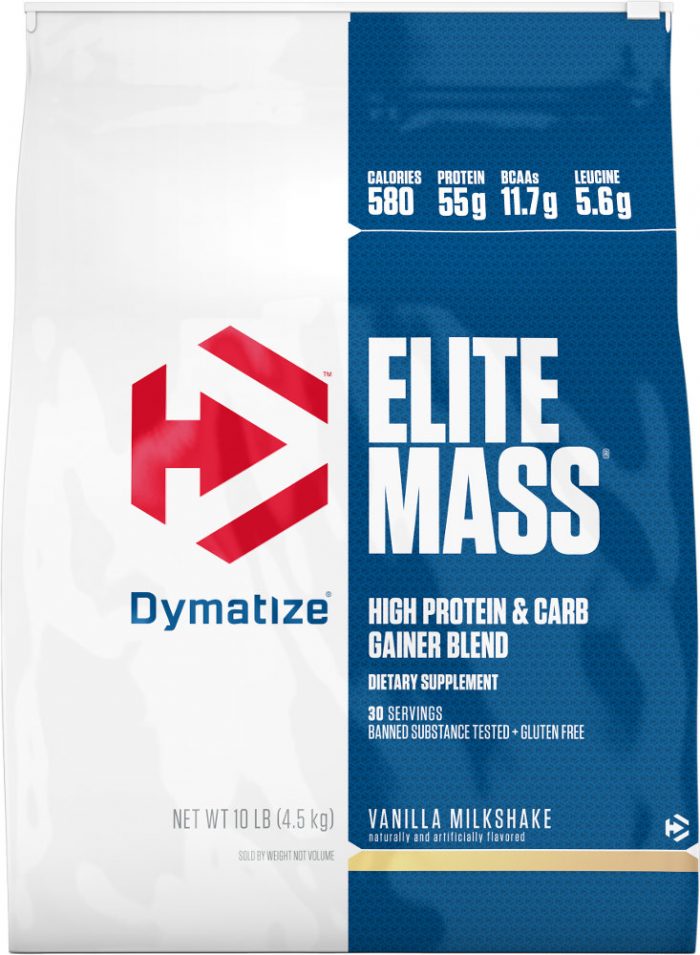 Dymatize Elite Mass - 10lbs Vanilla Milkshake