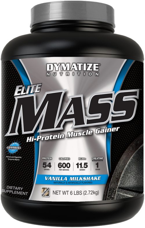 Dymatize Elite Mass - 6lbs Vanilla Milk Shake