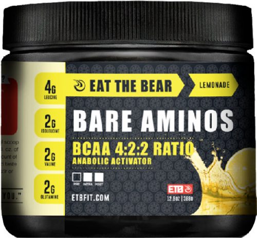 Eat The Bear Bare Aminos - 30 Servings Lemonade