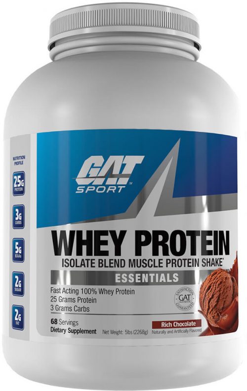 GAT Sport Whey Protein - 5lbs Vanilla