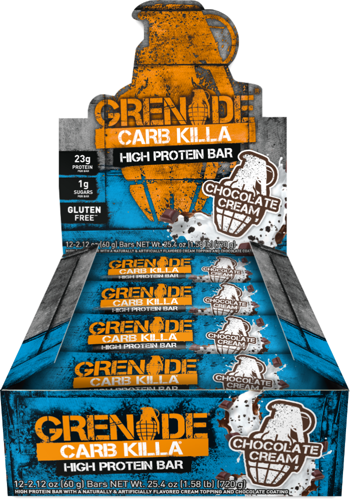 Grenade Carb Killa Bars - Box of 12 Chocolate Cream