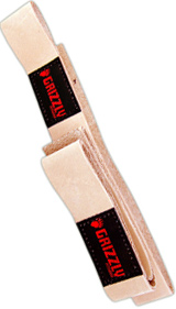 Grizzly Fitness Leather Lifting Straps - 1 Pair