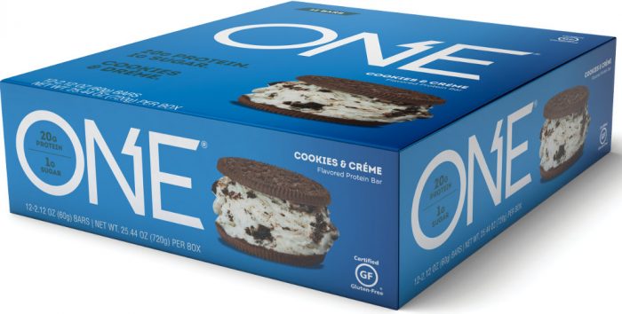 ISS Oh Yeah! ONE Bar - Box of 12 Cookies & Creme