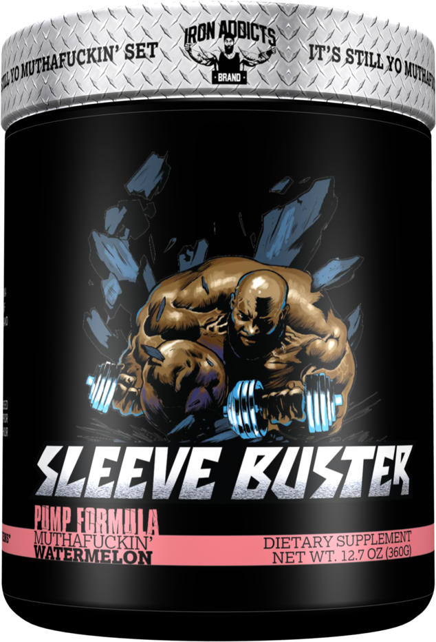 Iron Addicts Sleeve Buster - 30 Servings Muthaf*ckin Watermelon