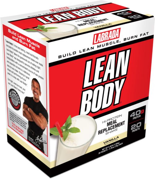 Labrada Nutrition Lean Body Meal Replacement - 20 Packets Vanilla