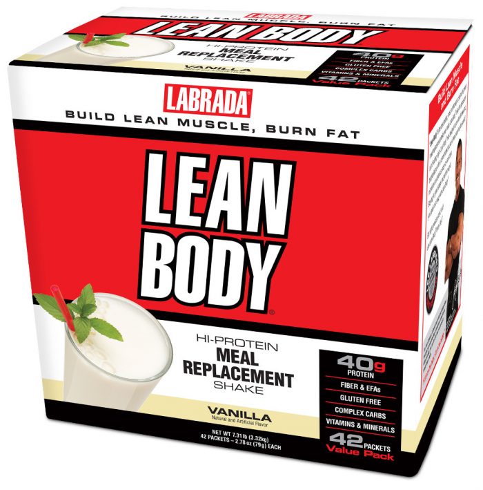 Labrada Nutrition Lean Body Meal Replacement - 42 Packets Vanilla