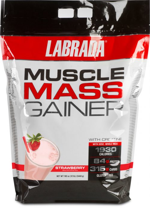 Labrada Nutrition Muscle Mass Gainer - 12lbs Strawberry