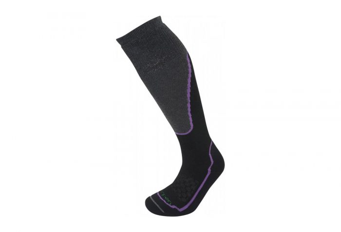 Lorpen T2 Ski Midweight Socks - Women's - black, small