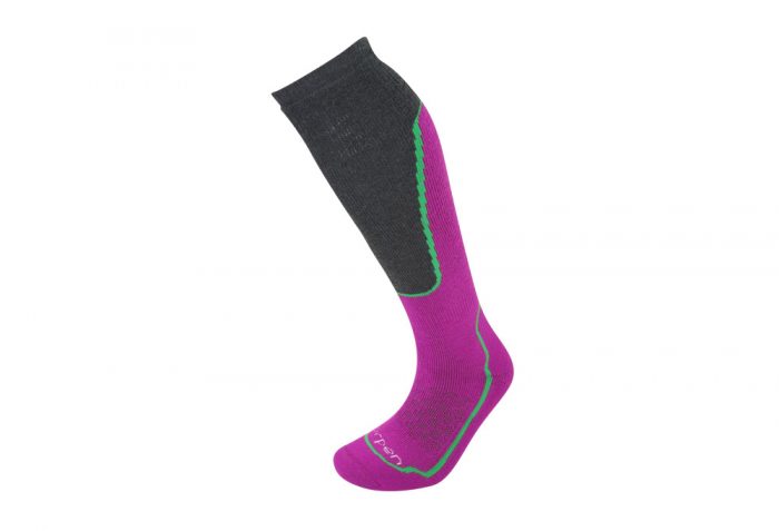 Lorpen T2 Ski Midweight Socks - Women's - violet, small