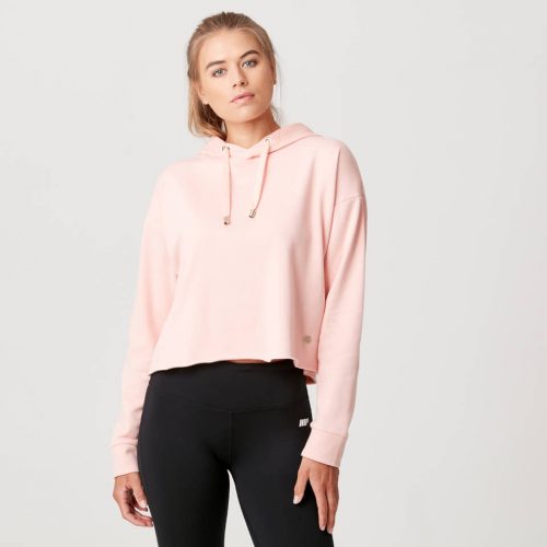 Luxe Lounge Hoodie - Blush - S