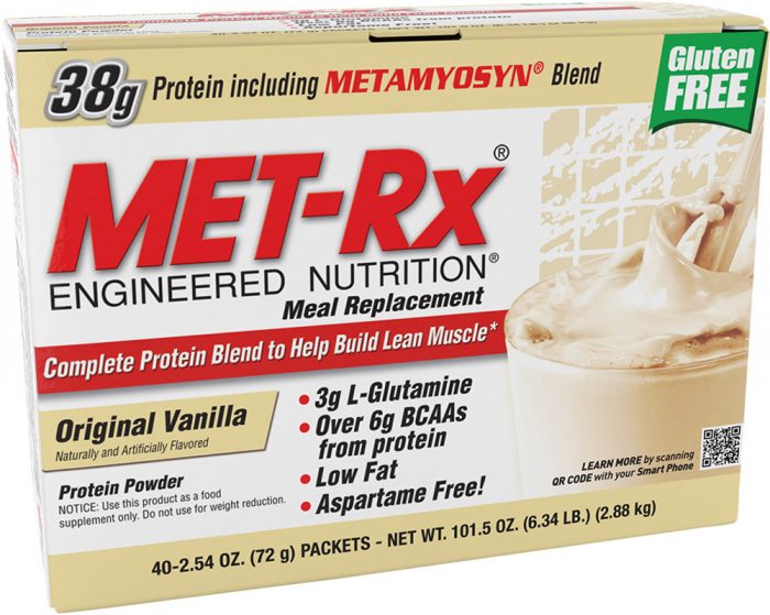 MET-RX Meal Replacement - 40 Packets Original Vanilla