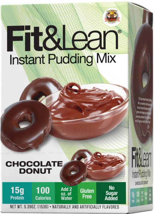 MHP Fit & Lean Protein Pudding - 1 Packet Chocolate Donut
