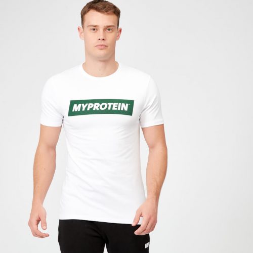 MP Boxed Forest Green T-Shirt - White - L