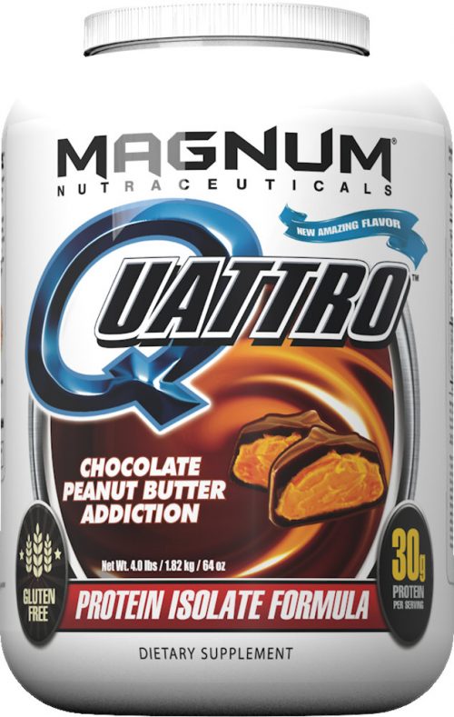 Magnum Nutraceuticals Quattro - 4lbs Chocolate Peanut Butter Addiction