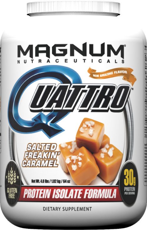 Magnum Nutraceuticals Quattro - 4lbs Salted Freakin' Caramel