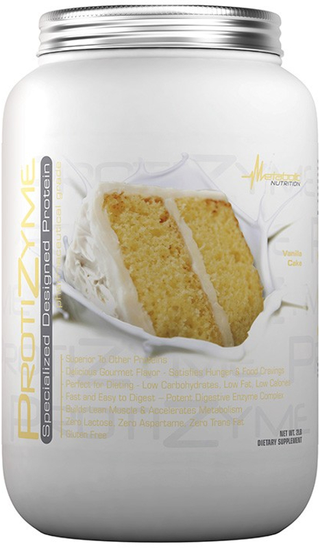 Metabolic Nutrition ProtiZyme - 2lbs Vanilla Cake