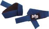Muscle & Strength Padded Lifting Straps - 1 Blue Pair