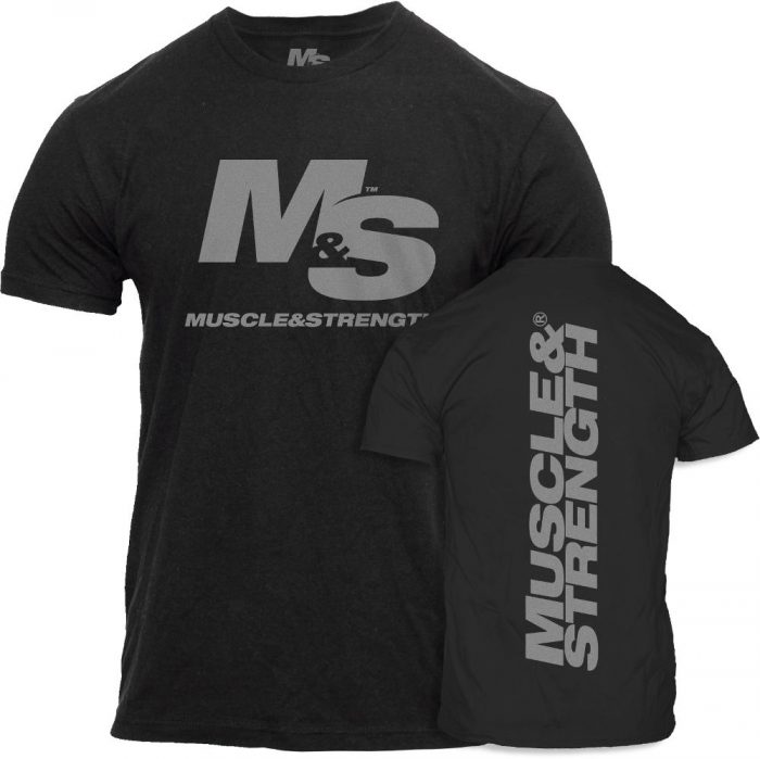 Muscle & Strength Spinal T-Shirt - Black Large