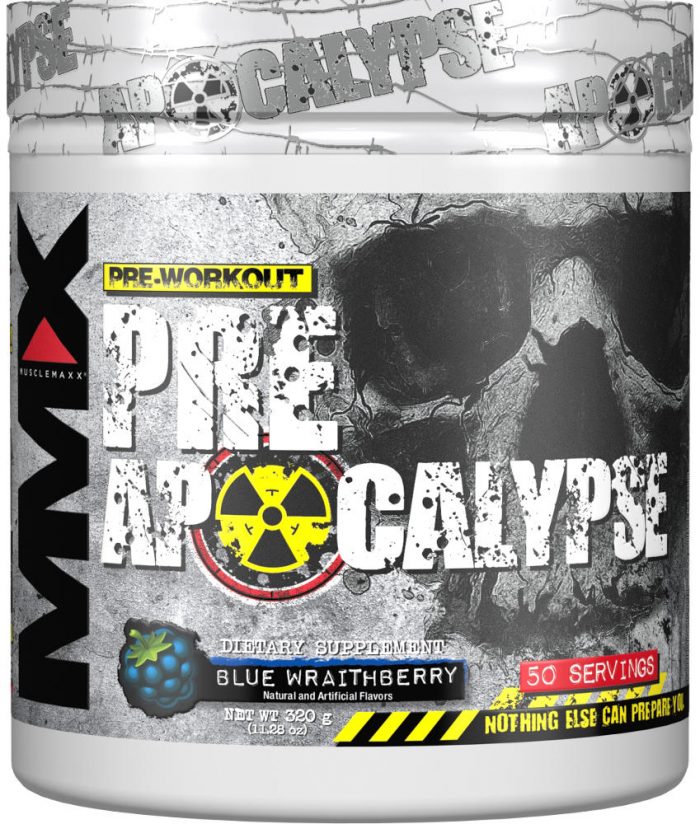 MuscleMaxx PRE Apocalypse - 50 Servings Blue Wraithberry