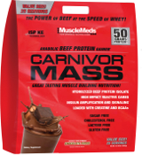 MuscleMeds Carnivor Mass - 10lbs Chocolate Fudge