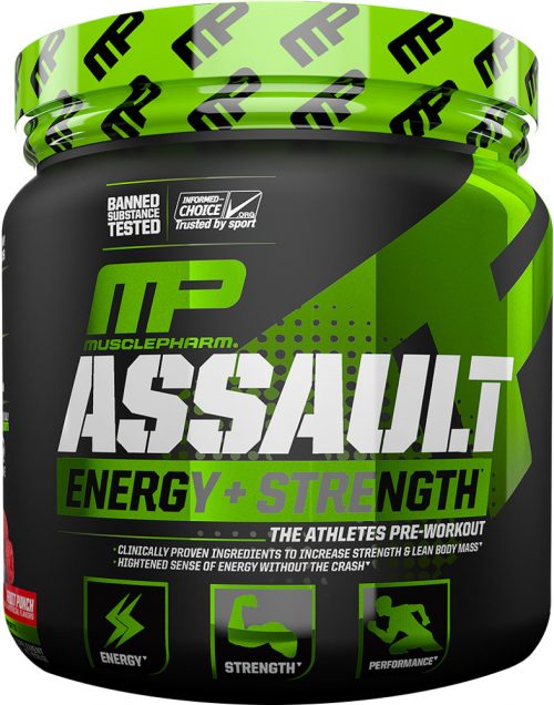 MusclePharm Assault - 30 Servings Strawberry Ice