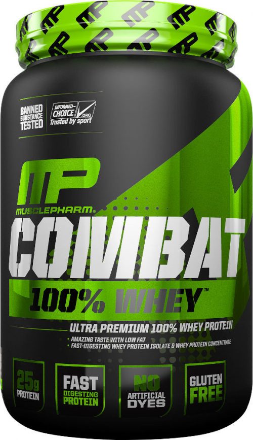 MusclePharm Combat 100% Whey - 2lbs Strawberry