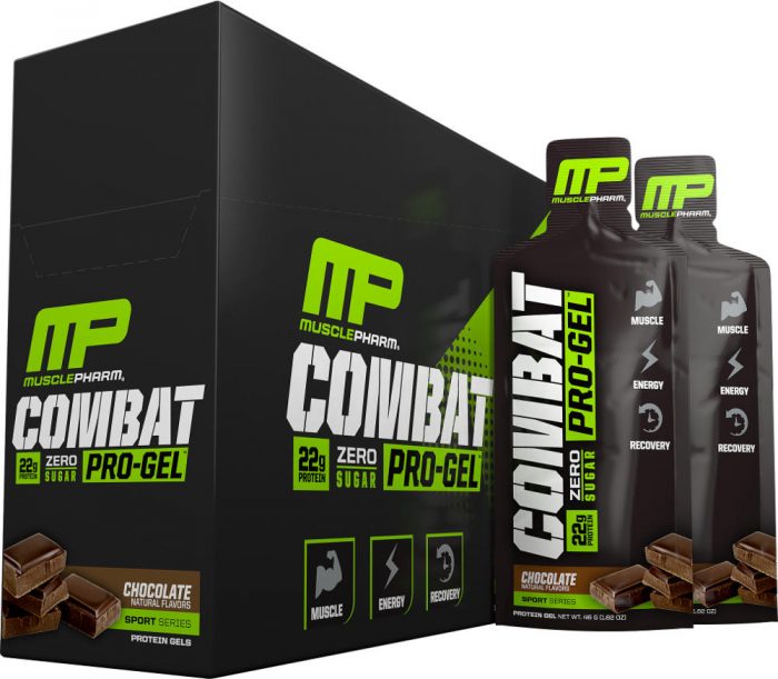 MusclePharm Combat Pro-Gel - 12 Pack Chocolate
