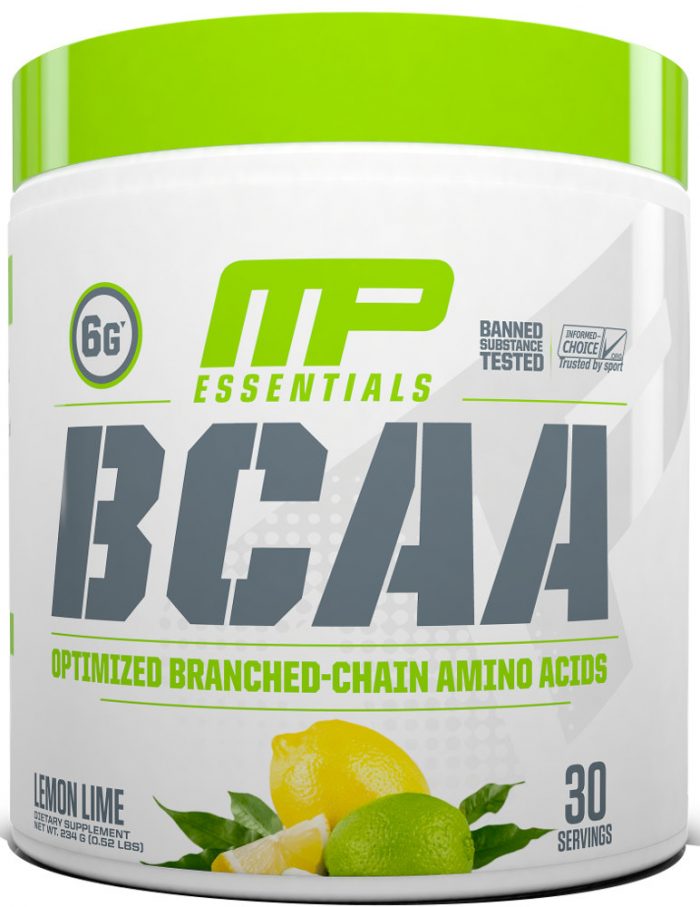 MusclePharm Essentials BCAA - 30 Servings Lemon Lime