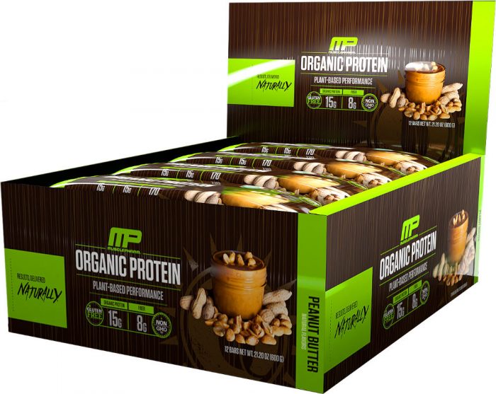 MusclePharm Natural Series Natural Series Organic Protein Bar - Box of