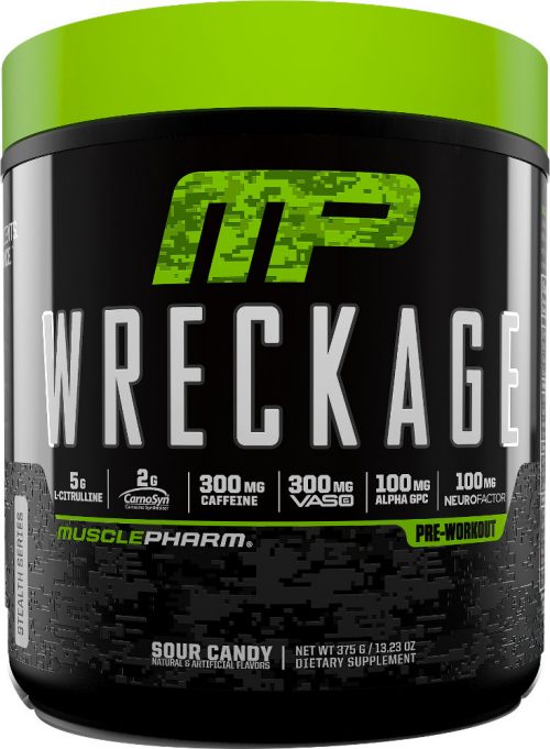 MusclePharm Wreckage - 25 Servings Sour Candy